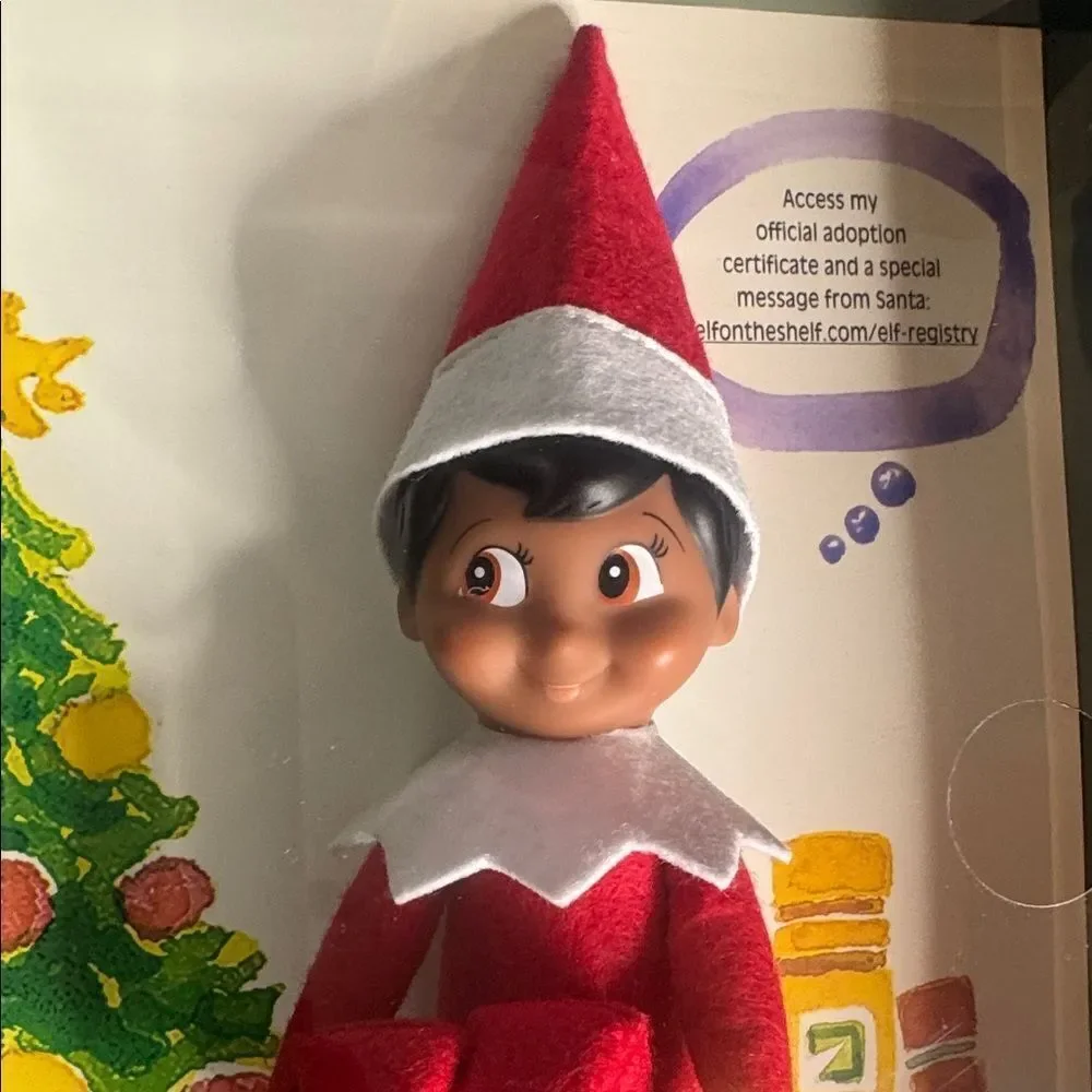 The Elf on the Shelf Christmas Tradition Book Set Brown Eyed Boy NEW
